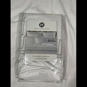 NIB Hotel Collection Greek Key‎ Cotton Platinum (1) Standard Sham Case